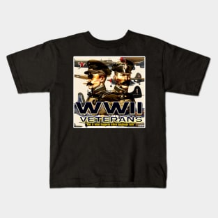 WW2 Veterans Design Kids T-Shirt